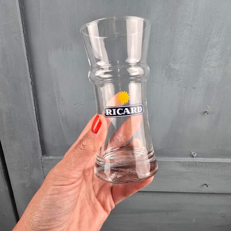 ricard vintage pichet seau glacons pince verre brocante tenu en main