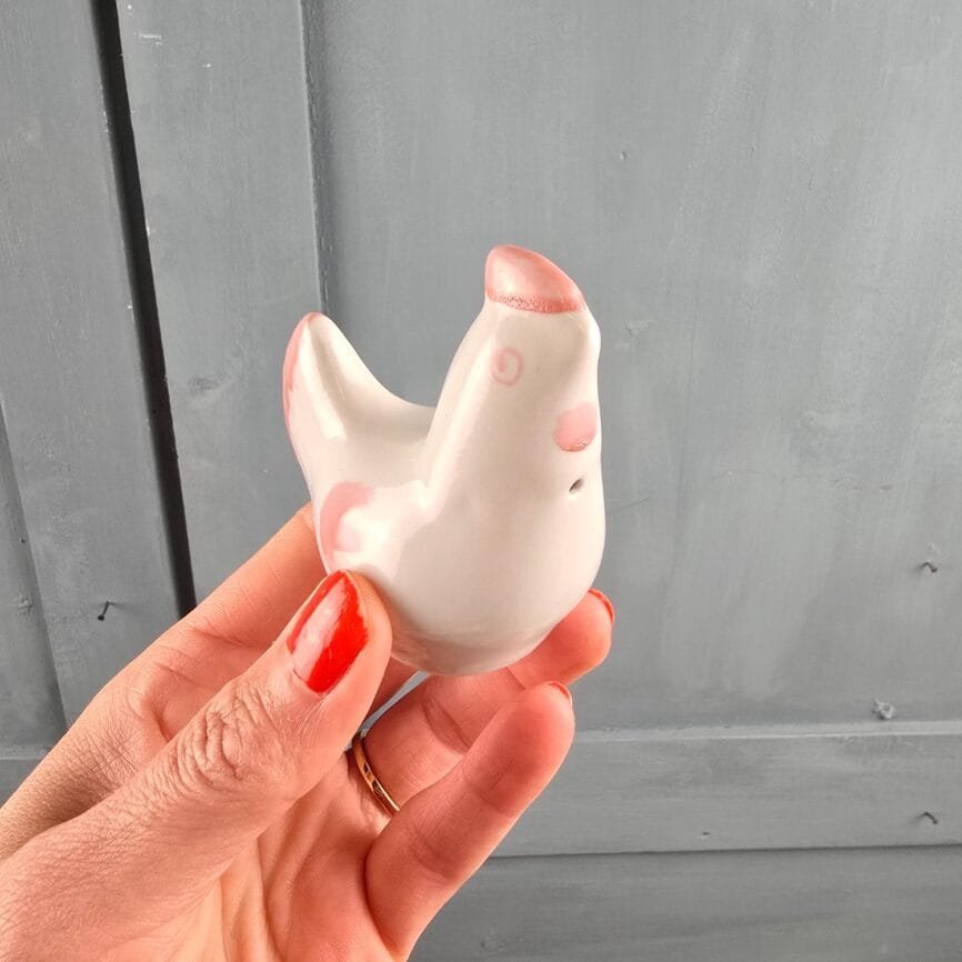 poivrière zoomorphe original en forme de poule
