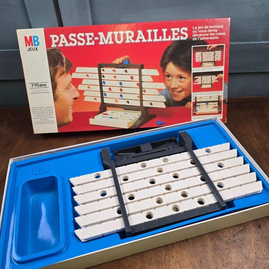 jeu passe murailles mb milton bradley vintage