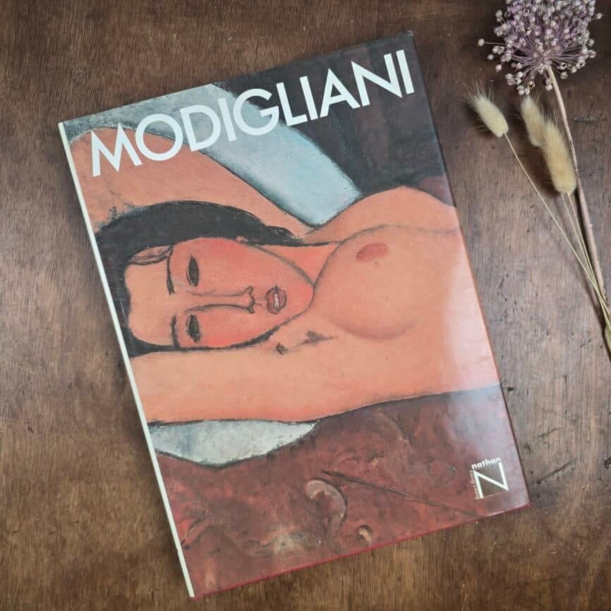 Modigliani Claude Roy 1985 – Beau livre d’art illustré grand format Nathan, vue de dessus