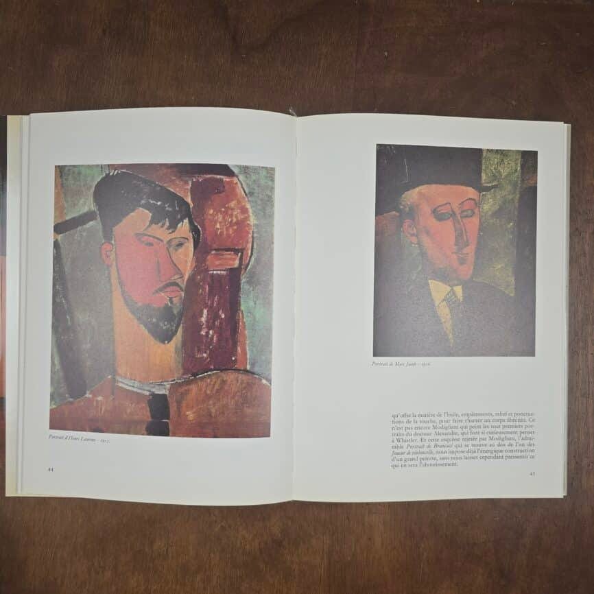 Modigliani Claude Roy 1985 – Beau livre d’art illustré grand format Nathan, page double illustrée
