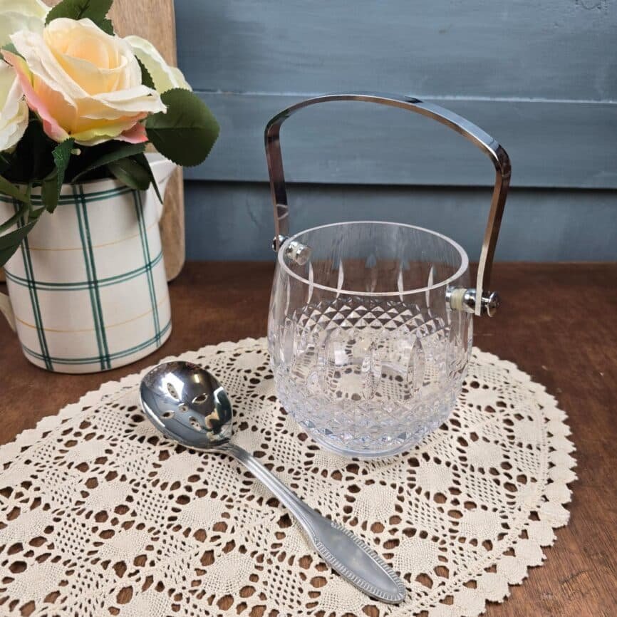 seau glace bayel cristal france cuillere jean couzon