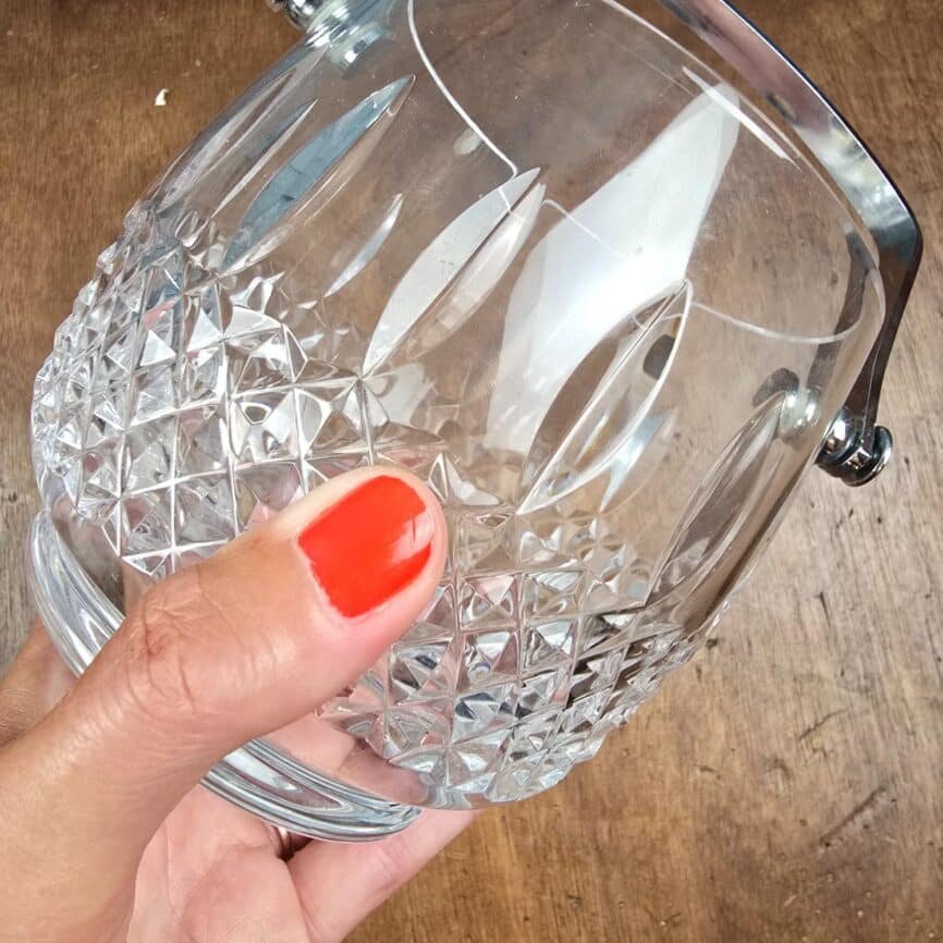 seau glace bayel cristal france cuillere jean couzon