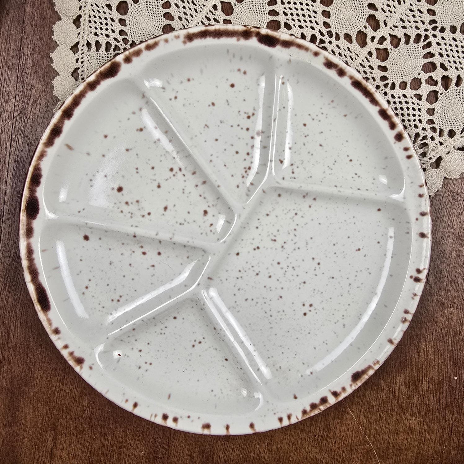 assiettes fondue gien lanzarote faience vintage française