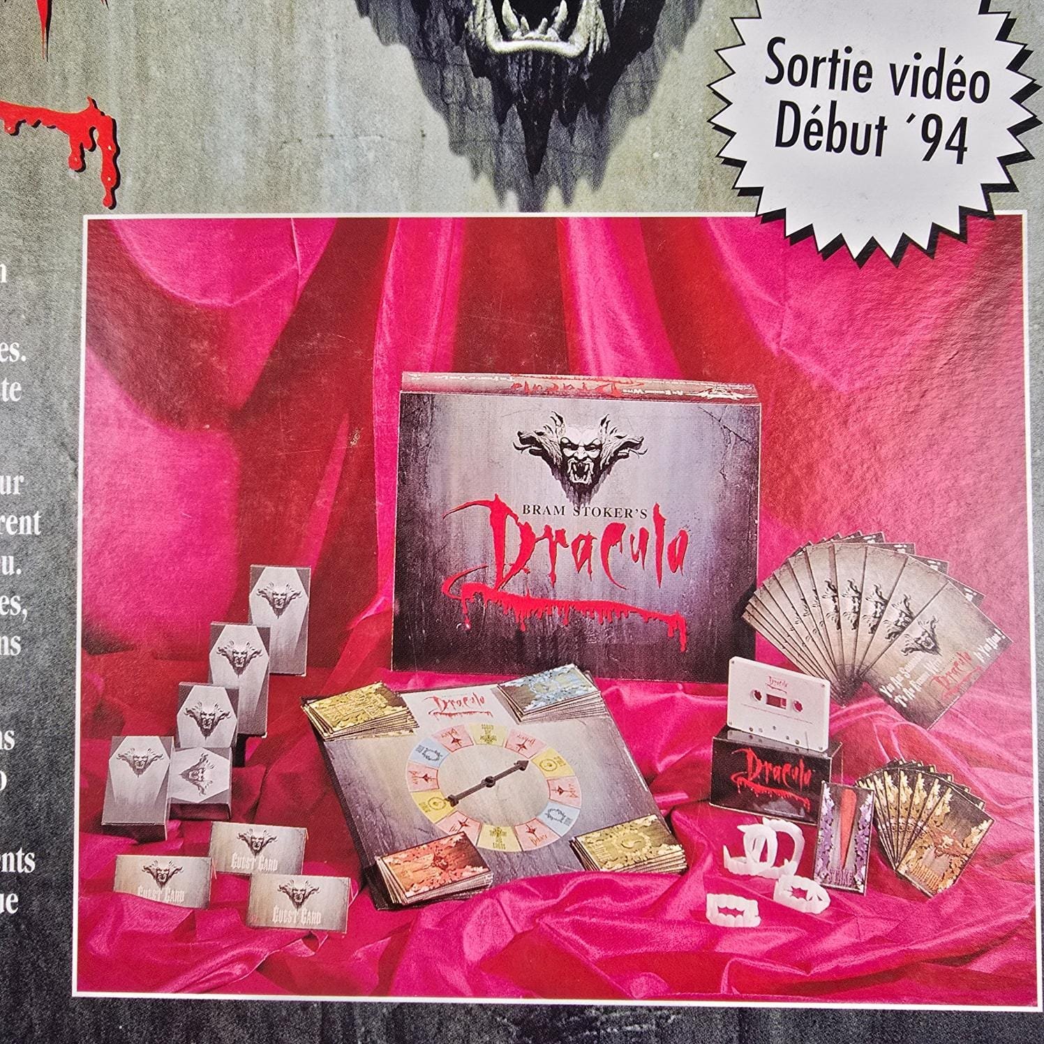 jeu societe dracula vintage bram stoker collection vampire