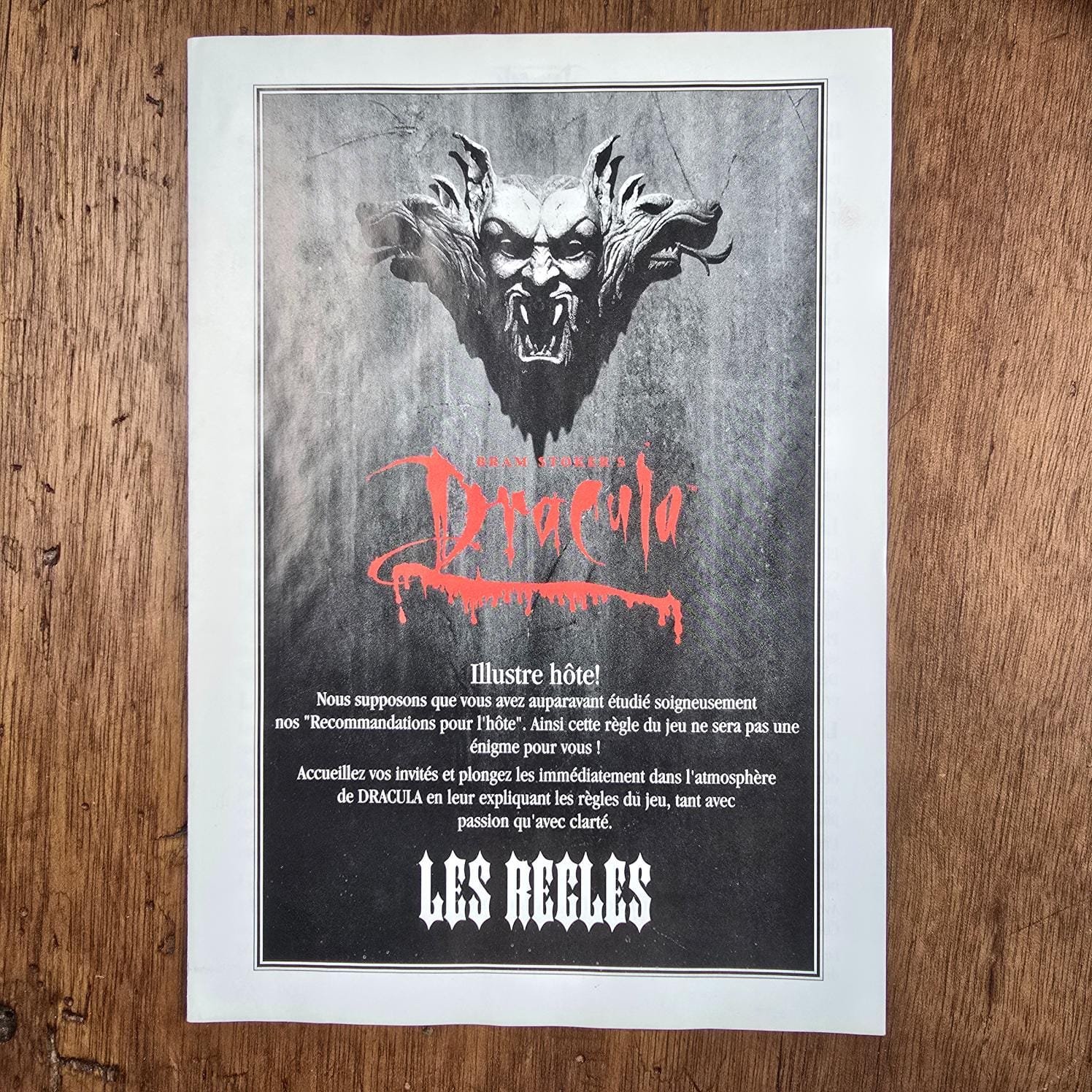jeu societe dracula vintage bram stoker collection vampire
