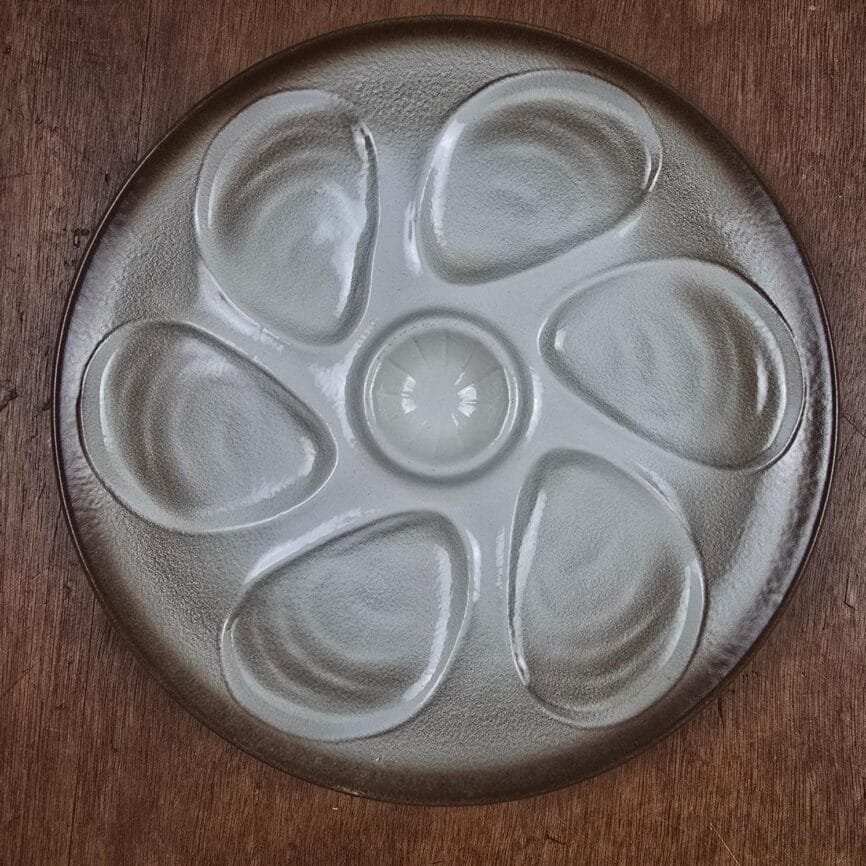 assiette huitre salins france coquillage vintage