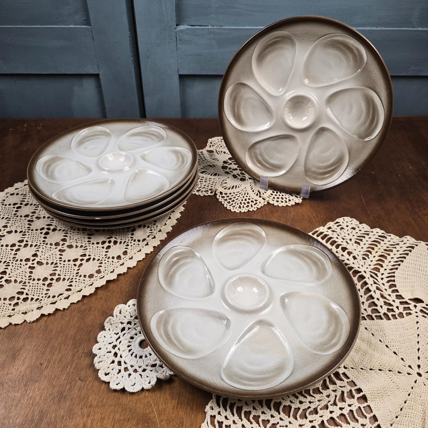 assiette huitre salins france coquillage vintage