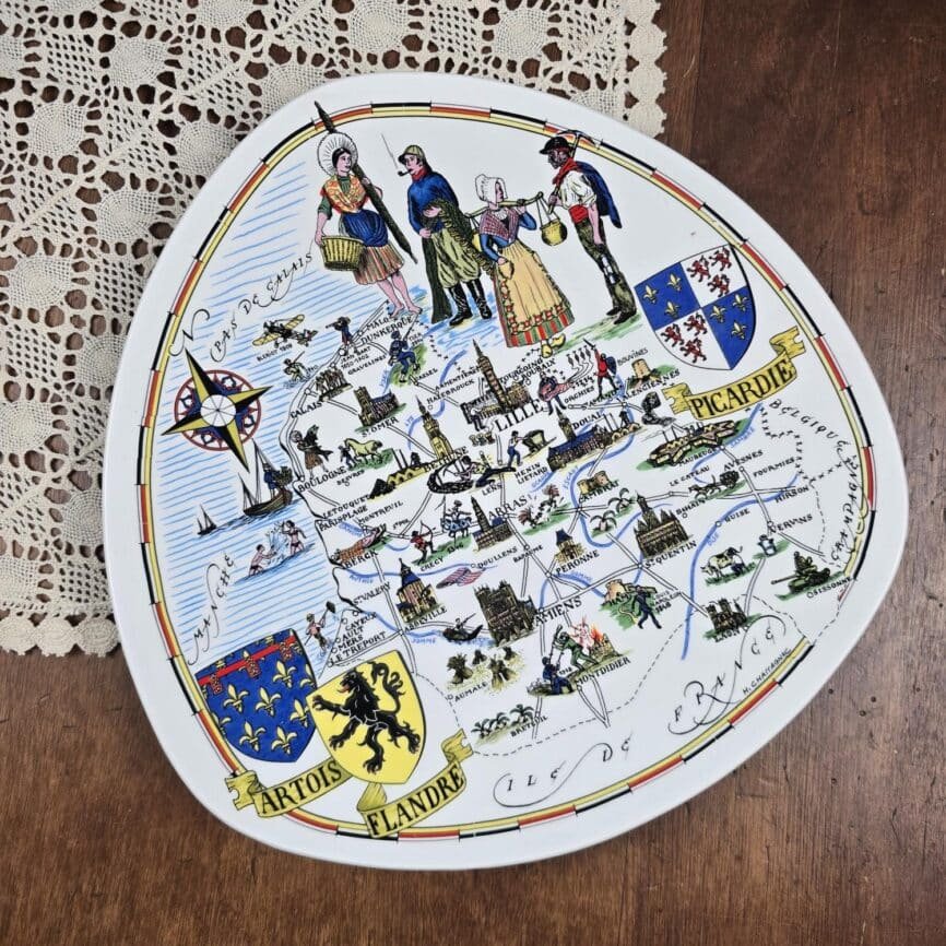 assiette il de france province luneville picardie artois flandre collection