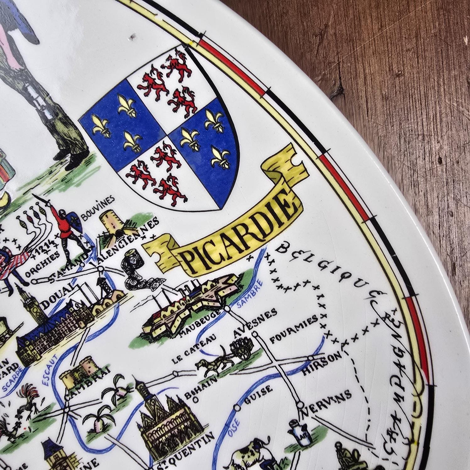 assiette il de france province luneville picardie artois flandre collection