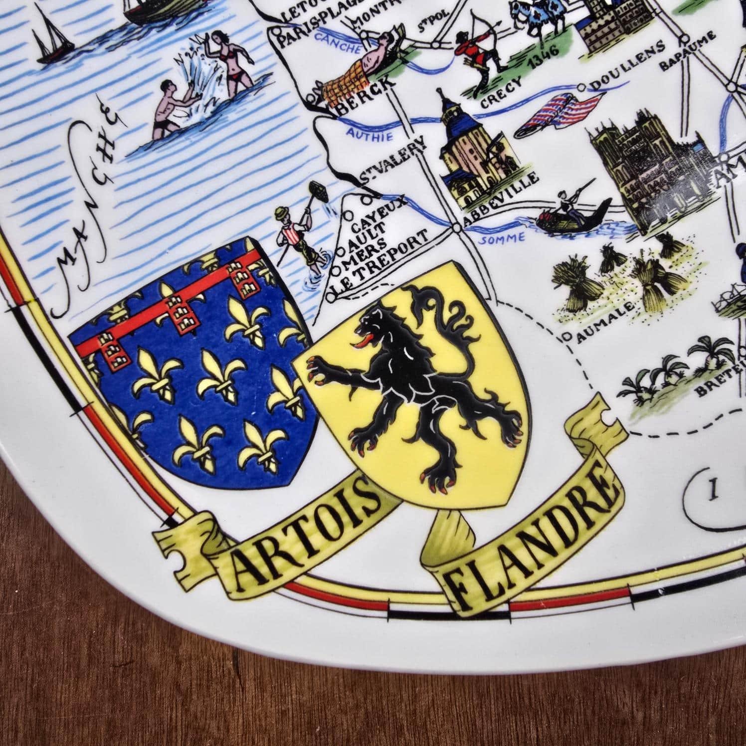 assiette il de france province luneville picardie artois flandre collection