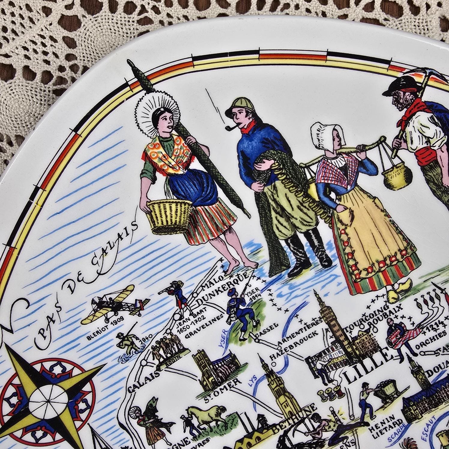 assiette il de france province luneville picardie artois flandre collection