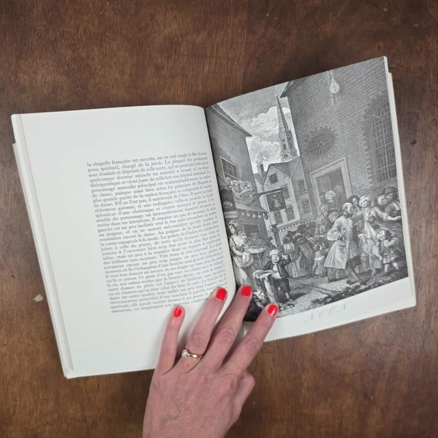 Revue de poésie La Délirante n°6 de 1976, vue intérieur texte et illustration noir et blanc