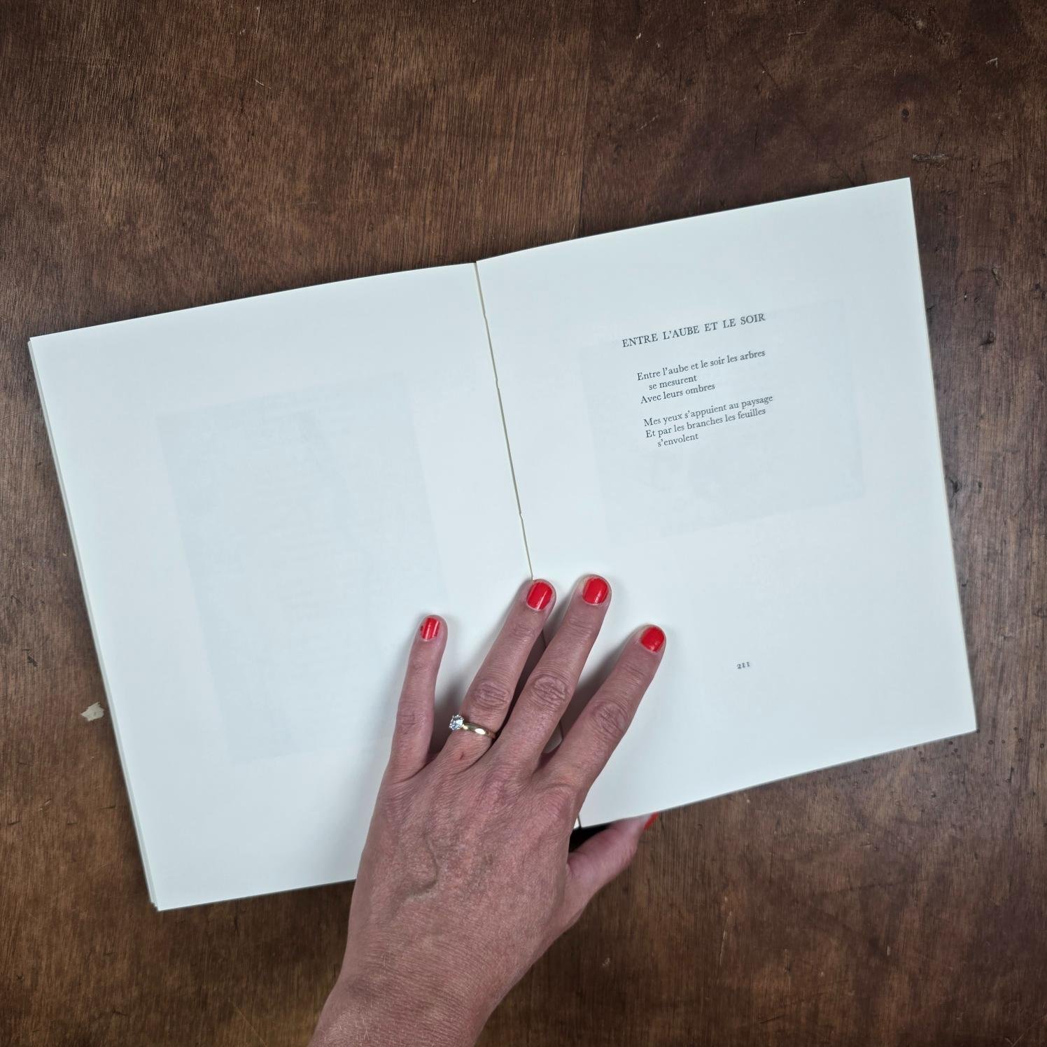 La Délirante n°6, Revue de poésie 1976, exemple d'un poème à l'intérieur de la revue