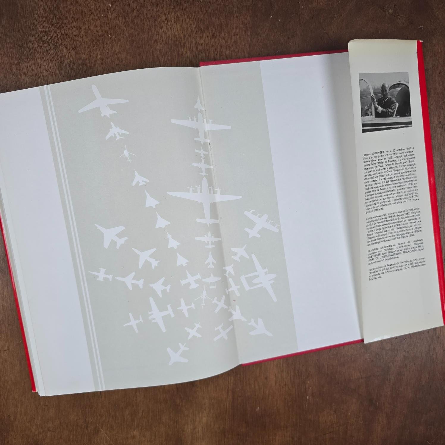 Livre Histoire de l’aéronautique française 1940-1960, Jacques Noetinger, intérieur de la dernière page de couverture