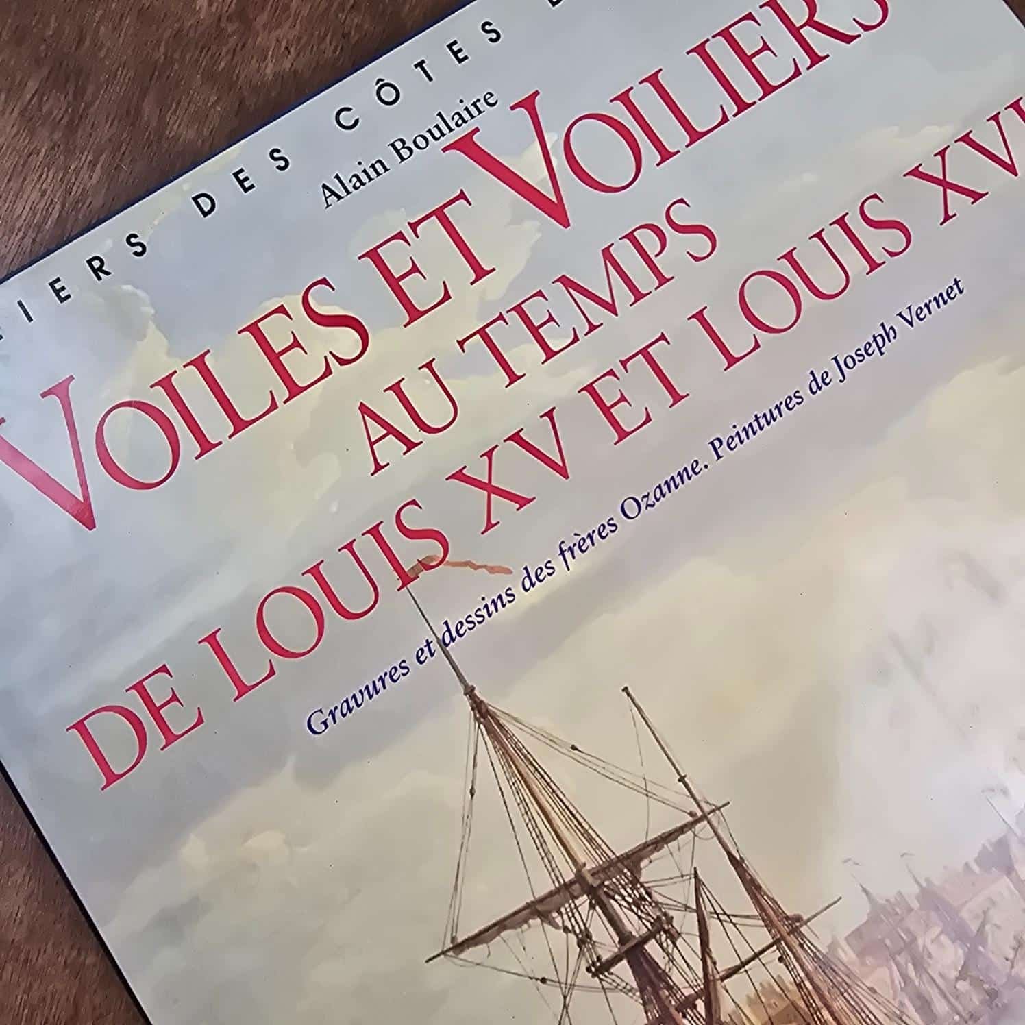 livre voiles voiliers louis xv xvi alain boulaire