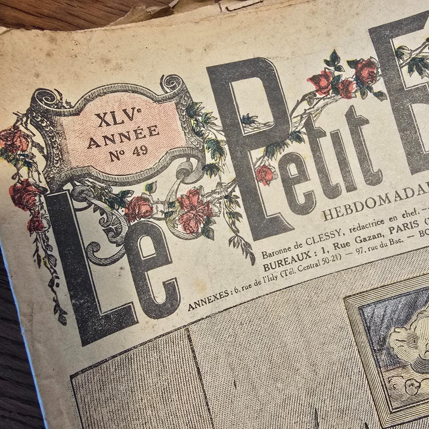 Magazine « Le Petit Écho de la Mode » numéro 49 XLV ANNEE