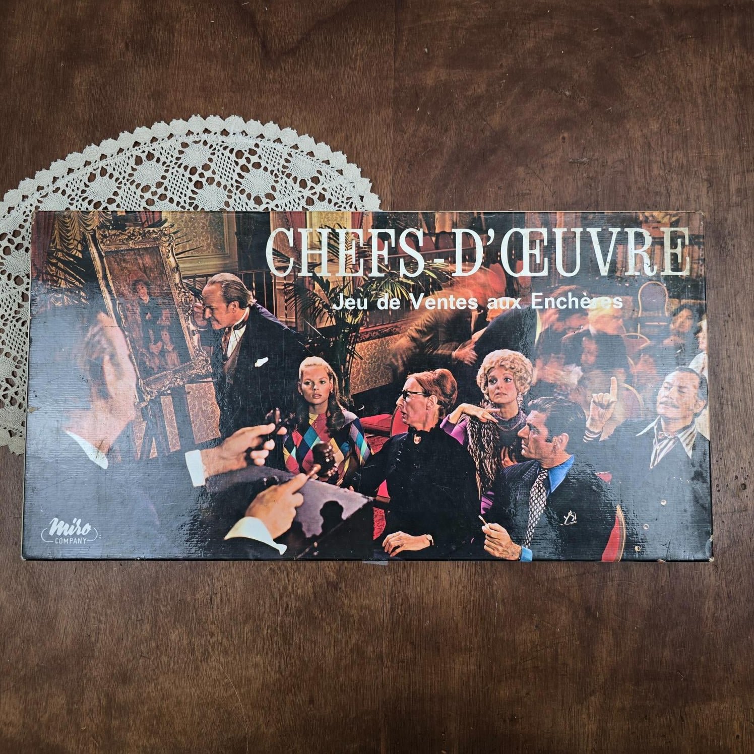 Boîte du jeu de société Chefs-d’œuvre Miro des années 1970, vue de face