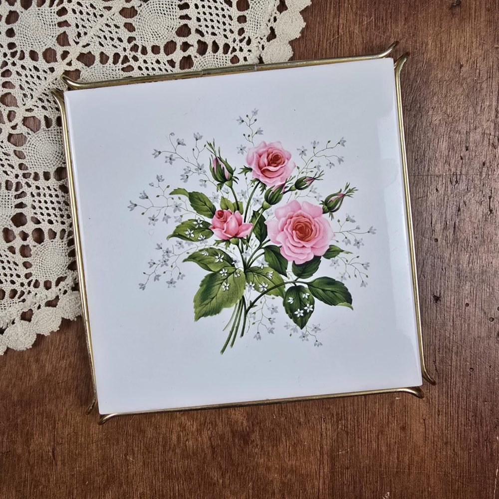 dessous de plat villeroy boch mettlach floral