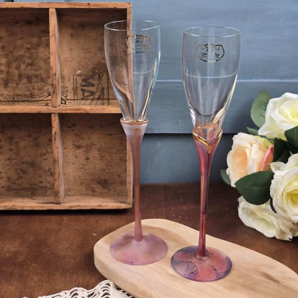 flutes champagne cristal paris vintage elegant amoureux