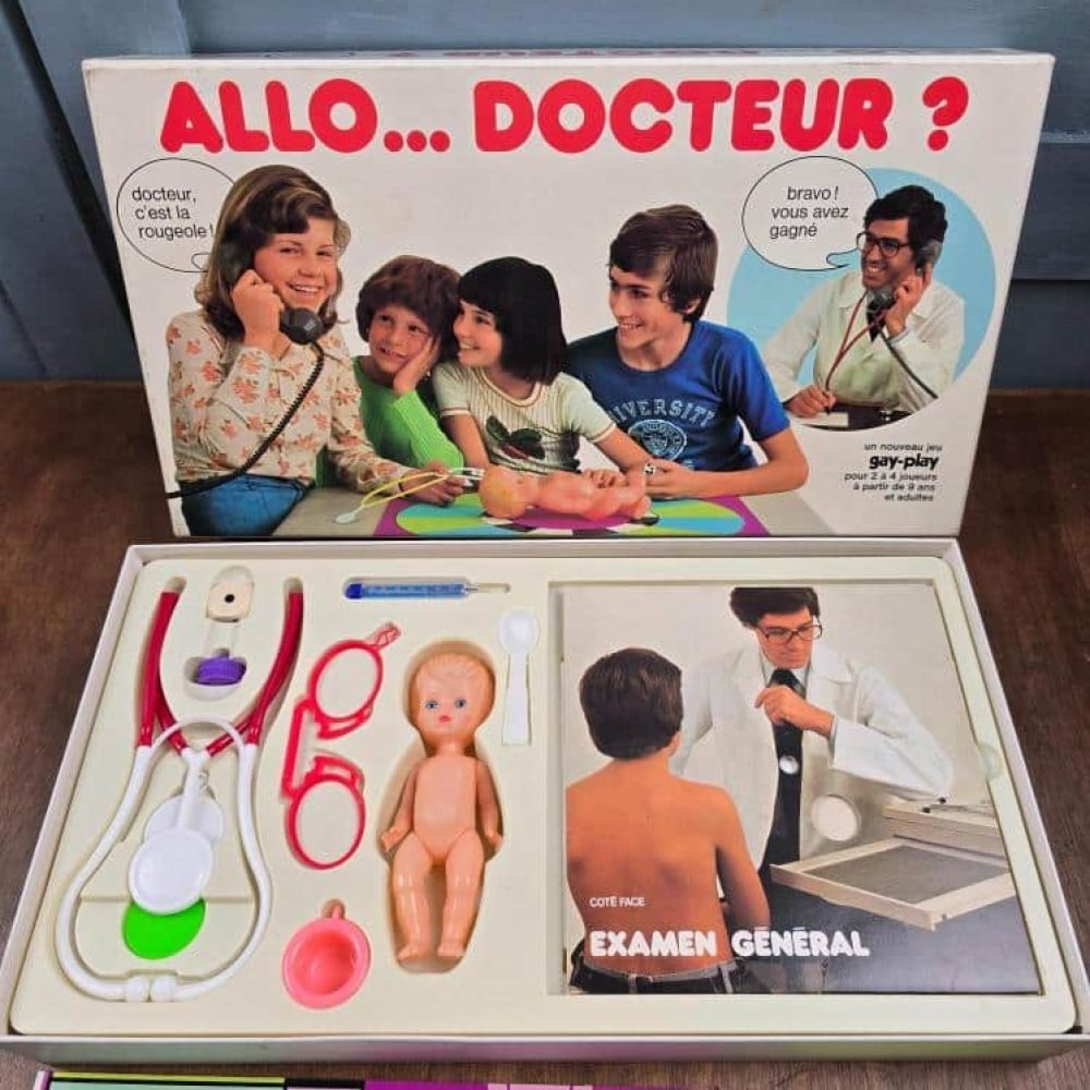 Jeu “Allô… Docteur ?” ouvert – Accessoires médicaux