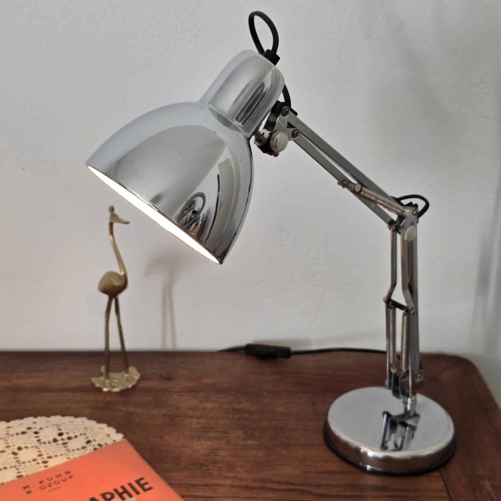 lampe bureau articulee ikea a vintage metal chrome