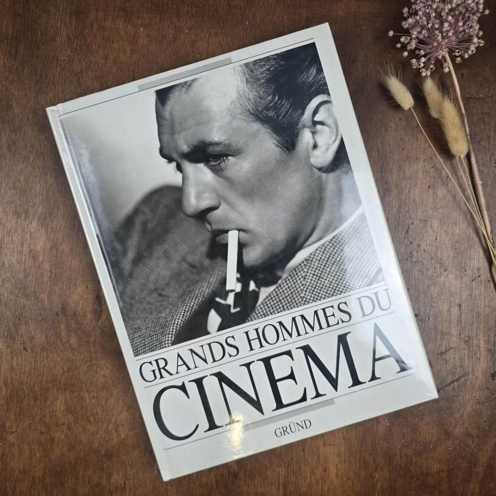 Livre Grands Hommes du Cinéma – Stars Hollywood – Photos noir et blanc, couverture du livre