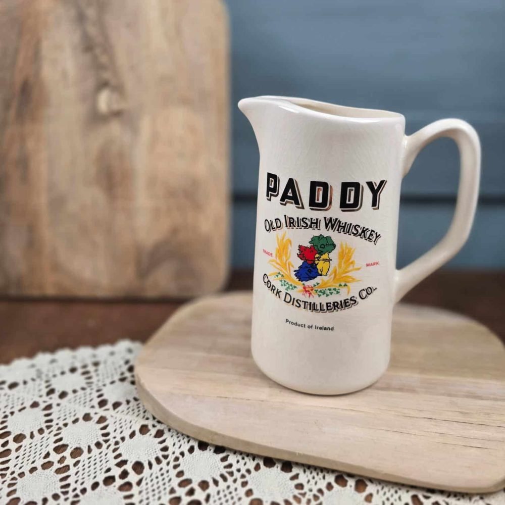 pichet paddy irish whiskey carrigaline pottery ireland pub vintage
